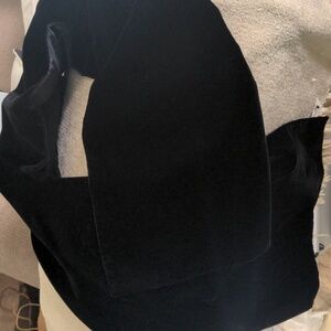 Jessica McClintock Black Evening Wrap, Shoulder Shrug, Shawl, Velvet, Satin,